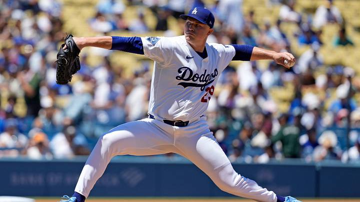 Aug 16, 2026; Los Angeles, California, USA; Los Angeles Dodgers pitcher Tarik Skubal (29) throws pitch against the Milwaukee Brewers in the first inning at Dodger Stadium. Mandatory Credit: Jon Endow-Imagn Images Aug 16, 2026; Los Angeles, California, USA; Los Angeles Dodgers pitcher Tarik Skubal (29) throws pitch against the Milwaukee Brewers in the first inning at Dodger Stadium. Mandatory Credit: Jon Endow-Imagn Images