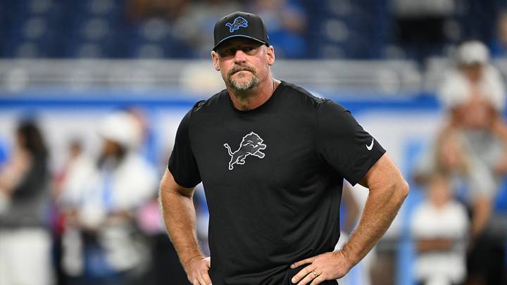 Aug 22, 2026; Detroit, Michigan, USA;  Detroit Lions head coach Dan Campbell Mandatory Credit: Lon Horwedel-Imagn Images