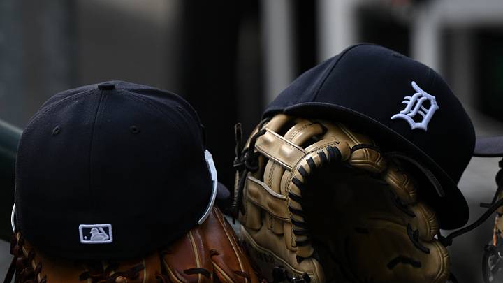 Jun 25, 2026; Detroit, Michigan, USA; Detroit Tigers’ hats and gloves sit on the dugout steps in the second inning of their game against the Houston Astros at Comerica Park. Mandatory Credit: Lon Horwedel-Imagn Images Jun 25, 2026; Detroit, Michigan, USA; Detroit Tigers’ hats and gloves sit on the dugout steps in the second inning of their game against the Houston Astros at Comerica Park. Mandatory Credit: Lon Horwedel-Imagn Images