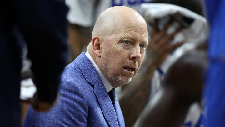 Mar 20, 2026; Philadelphia, PA, USA; UCLA Bruins head coach Mick Cronin reacts in the first half during a first round game of the men's 2026 NCAA Tournament at Xfinity Mobile Arena. Mandatory Credit: Bill Streicher-Imagn Images Mar 20, 2026; Philadelphia, PA, USA; UCLA Bruins head coach Mick Cronin reacts in the first half during a first round game of the men's 2026 NCAA Tournament at Xfinity Mobile Arena. Mandatory Credit: Bill Streicher-Imagn Images
