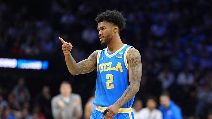 Mar 22, 2026; Philadelphia, PA, USA; UCLA Bruins guard Donovan Dent (2). Mar 22, 2026; Philadelphia, PA, USA; UCLA Bruins guard Donovan Dent (2).