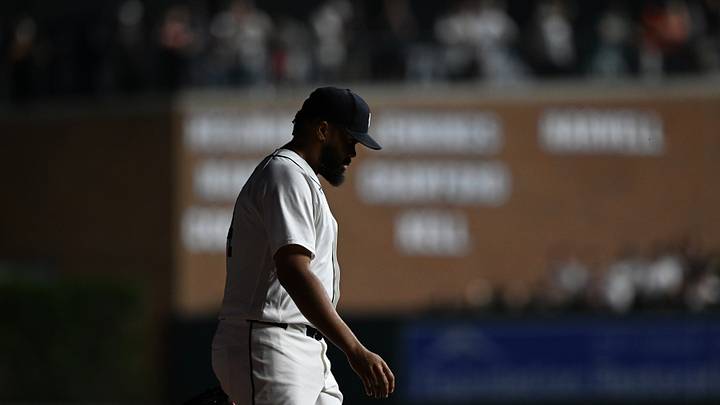 Detroit Tigers pitcher Kenley Jansen (74). Mandatory Credit: Lon Horwedel-Imagn Images Detroit Tigers pitcher Kenley Jansen (74). Mandatory Credit: Lon Horwedel-Imagn Images