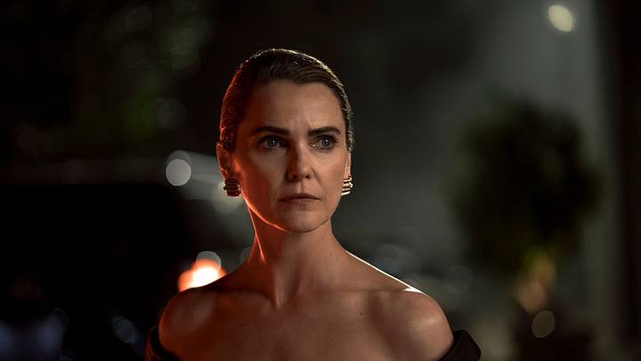 The Diplomat. Keri Russell as Kate Wyler in episode 408 of The Diplomat. Cr. Erika Kuenka/Netflix © 2026