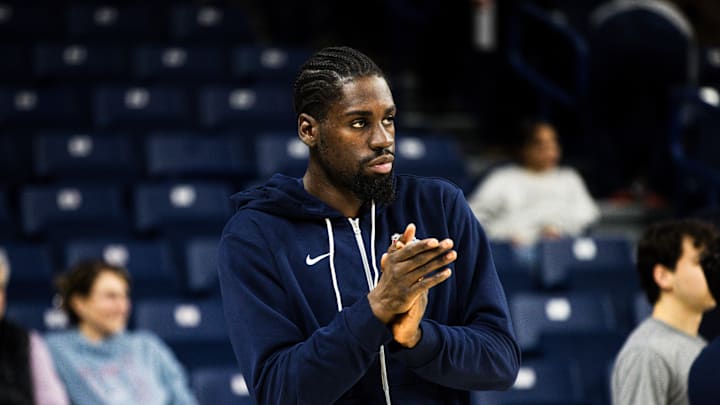 Gonzaga Bulldogs forward Graham Ike. Gonzaga Bulldogs forward Graham Ike.