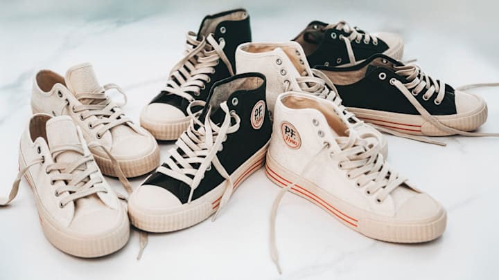 A detailed look at the P.F. Flyers' The Captain Collection.