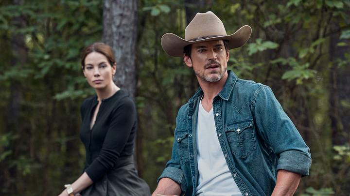 Echoes. (L to R) Michelle Monaghan as Gina McCleary, Matt Bomer as Jack in episode 101 of Echoes