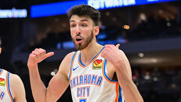 Oklahoma City Thunder center Chet Holmgren.