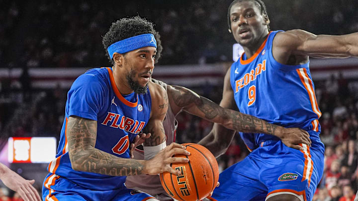 Florida Gators guard Boogie Fland (0)