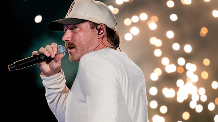 Morgan Wallen performs during his One Night at a Time Tour concert at Nissan Stadium in Nashville, Tenn., Thursday, May 2, 2024.
