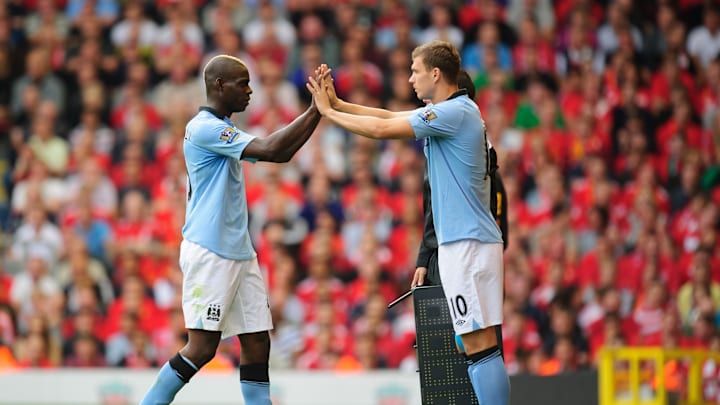 Balotelli e Dzeko Balotelli e Dzeko