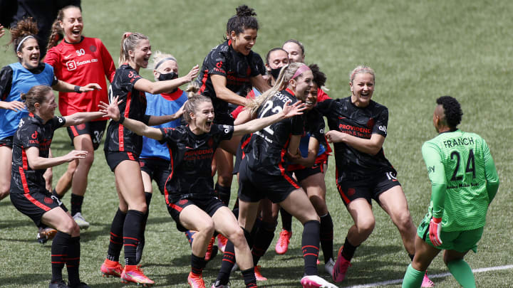 NY/NJ Gotham FC v Portland Thorns: Championship - 2021 NWSL Challenge Cup NY/NJ Gotham FC v Portland Thorns: Championship - 2021 NWSL Challenge Cup