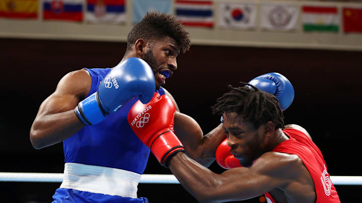 Andy Cruz and Keyshawn Davis at the 2020 Olympics