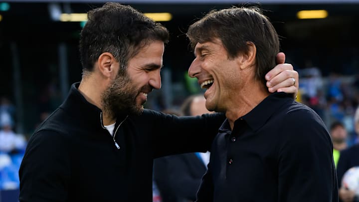 Cesc Fabregas e Antonio Conte