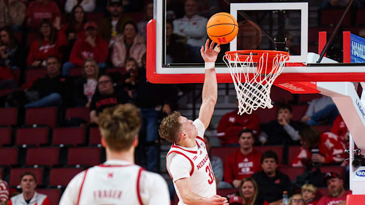 Nebraska Cornhuskers guard Cale Jacobsen 