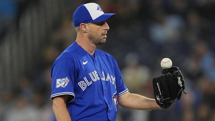 Max Scherzer and the Blue Jays are road underdogs in Boston. Max Scherzer and the Blue Jays are road underdogs in Boston.