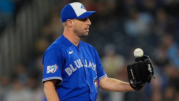 Toronto Blue Jays starting pitcher Max Scherzer (31). Credit: John E. Sokolowski-Imagn Images Toronto Blue Jays starting pitcher Max Scherzer (31). Credit: John E. Sokolowski-Imagn Images