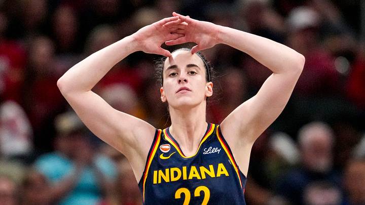 Indiana Fever guard Caitlin Clark (22) reacts to a call from the referee on Tuesday, Sept. 22, 2026, during the game at Gainbridge Fieldhouse in Indianapolis. Indiana Fever guard Caitlin Clark (22) reacts to a call from the referee on Tuesday, Sept. 22, 2026, during the game at Gainbridge Fieldhouse in Indianapolis.