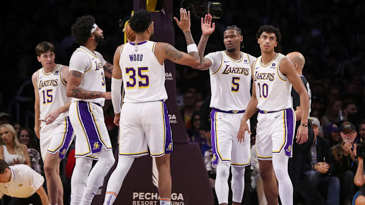 Portland Trail Blazers v Los Angeles Lakers