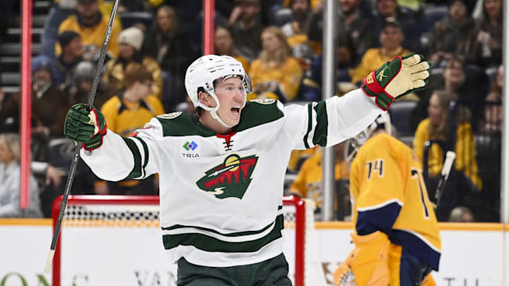 Matt Boldy has five goals in his last two games.