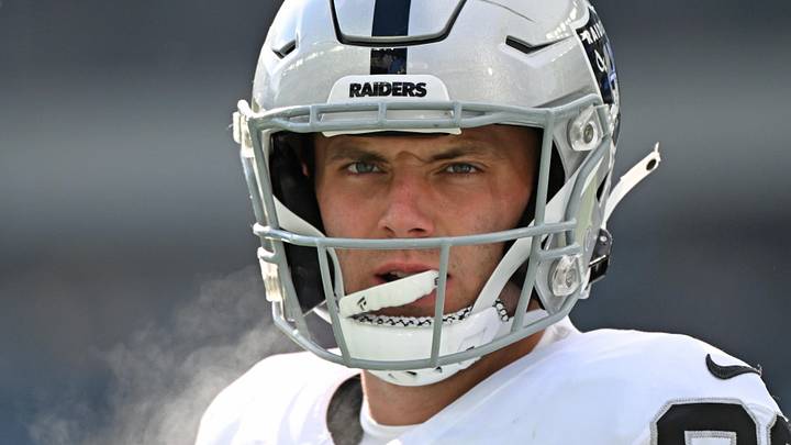 Las Vegas Raiders tight end Brock Bowers against the Philadelphia Eagles.
