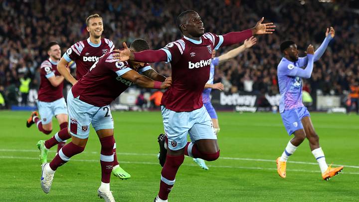 Kurt Zouma, buteur de la tête, a ouvert le score pour les Hammers