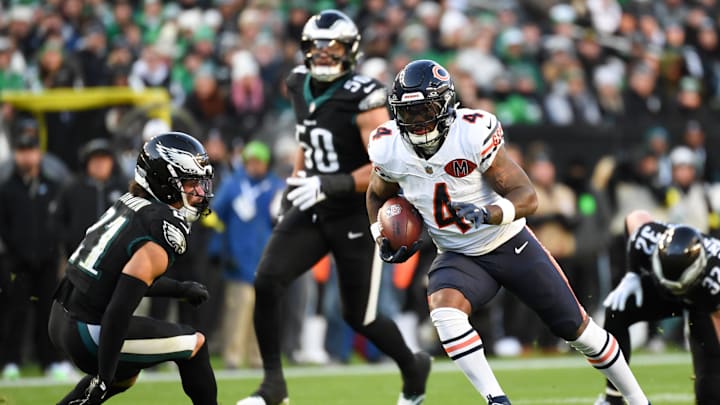 Bears' strong running game leads team to an upset win over the Eagles