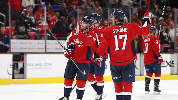 Nicklas Backstrom, Washington Capitals Mandatory Credit: Amber Searls-Imagn Images