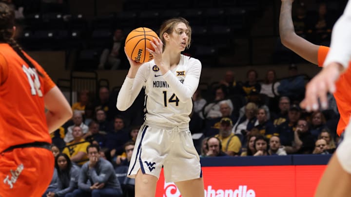 West Virginia University forward Kylee Blacksten