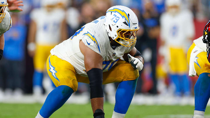 Los Angeles Chargers offensive lineman Trey Pipkins