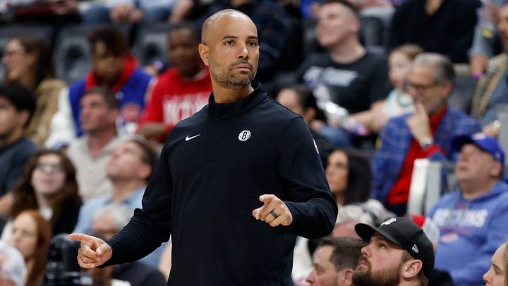 Mar 7, 2026; Detroit, Michigan, USA; Brooklyn Nets head coach Jordi Fernandez looks on in the first half against the Detroit Pistons at Little Caesars Arena. Mandatory Credit: Rick Osentoski-Imagn Images Mar 7, 2026; Detroit, Michigan, USA; Brooklyn Nets head coach Jordi Fernandez looks on in the first half against the Detroit Pistons at Little Caesars Arena. Mandatory Credit: Rick Osentoski-Imagn Images