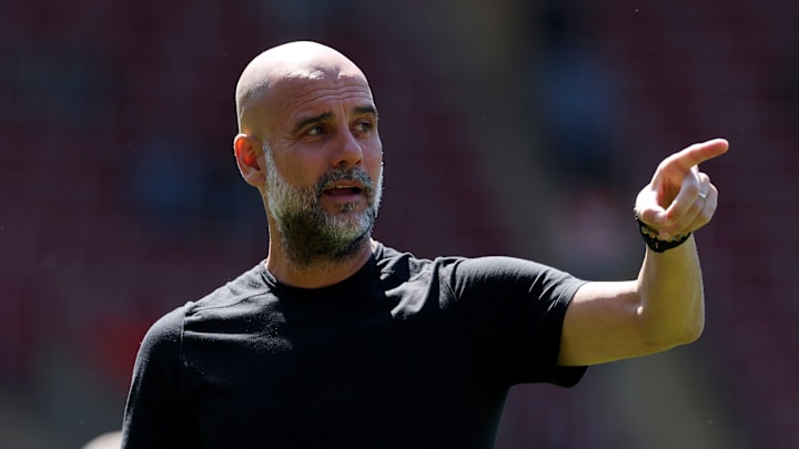 Pep Guardiola, entraîneur de Manchester City FC 
