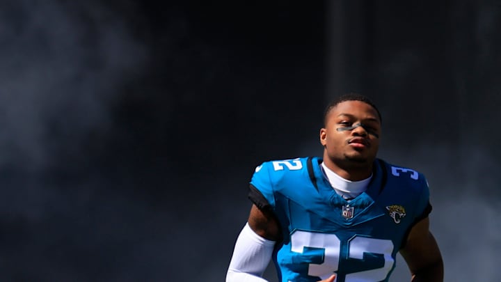 Jacksonville Jaguars cornerback Tyson Campbell (32) at EverBank Stadium in Jacksonville, Fla. 