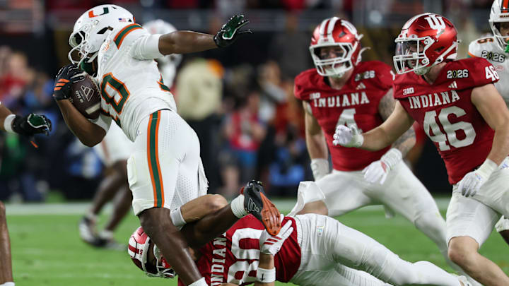 COLLEGE FOOTBALL: JAN 19 College Football Playoff National Championship Presented by AT&T Indiana vs COLLEGE FOOTBALL: JAN 19 College Football Playoff National Championship Presented by AT&T Indiana vs