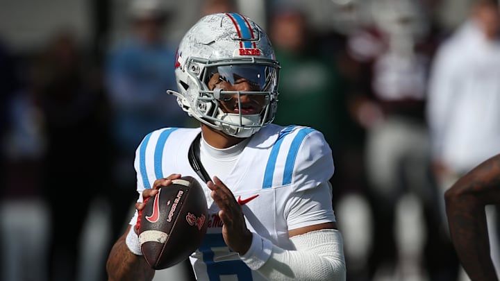 Mississippi Rebels quarterback Trinidad Chambliss has thrown for 3,016 yards with 24 total touchdowns this season.