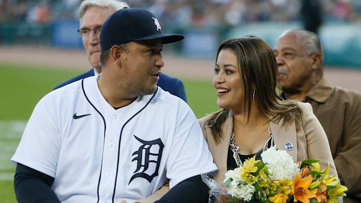 Miguel Cabrera y su esposa Rosangel Polanco formaron una numerosa familia