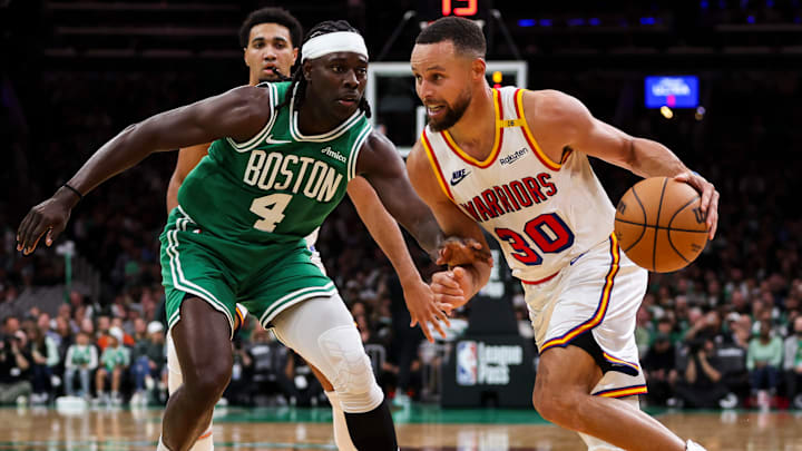 Boston Celtics, Golden State Warriors, Stephen Curry, Jayson Tatum, Derrick White, Neemias Queta