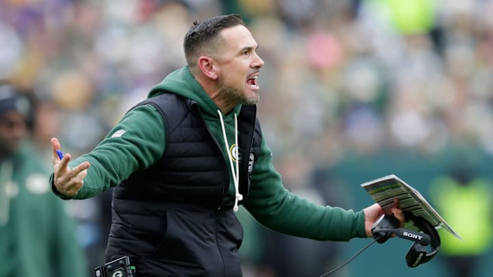 Green Bay Packers head coach Matt LaFleur Green Bay Packers head coach Matt LaFleur
