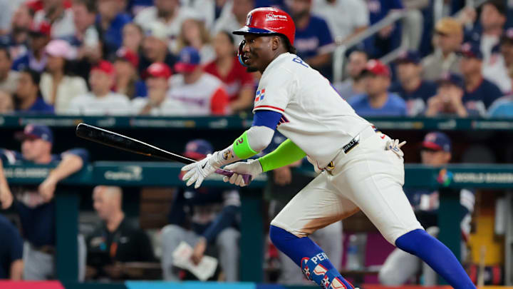 Geraldo Perdomo fue ponchado con un pitcheo fuera de la zona de strike Geraldo Perdomo fue ponchado con un pitcheo fuera de la zona de strike