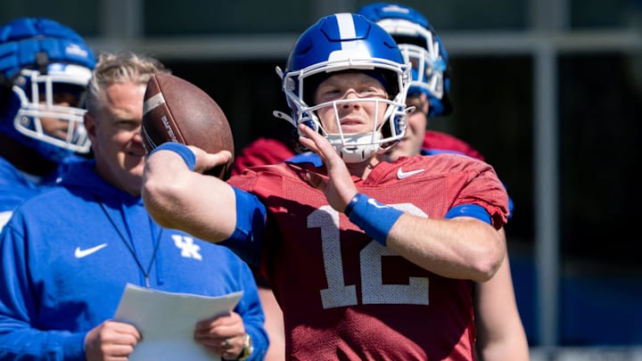 University of Kentucky quarterback Brock Vandagriff 