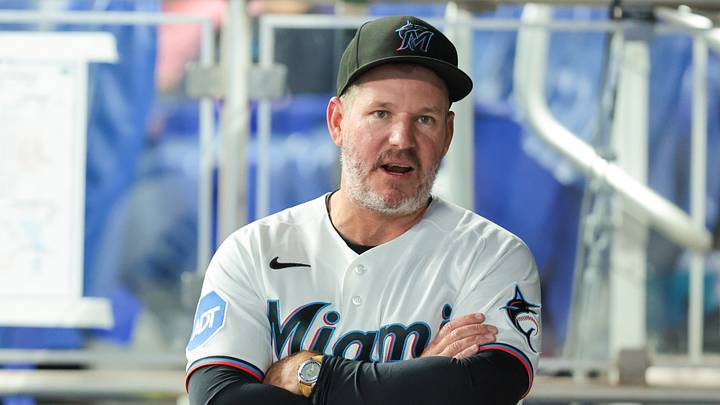 Miami Marlins manager Clayton McCullough Credit: Sam Navarro | Imagn Images