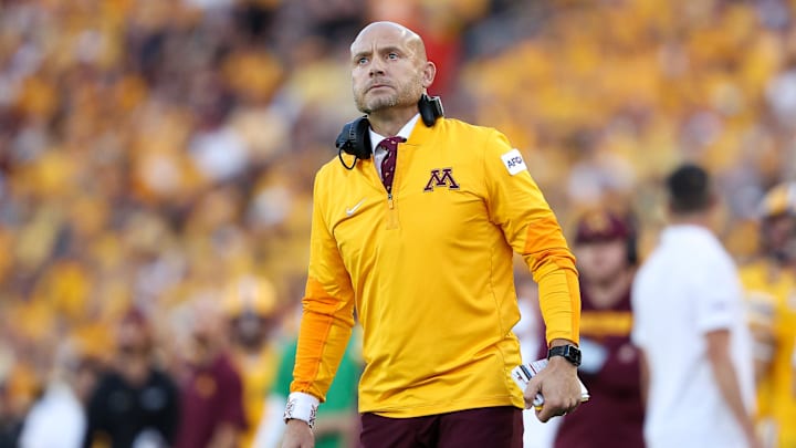Minnesota Golden Gophers head coach P.J. Fleck
