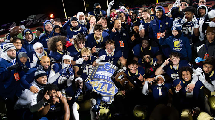 LaRue and the Bishop McDevitt Crusaders won the 2024 PIAA Class 5A football state championship over Roman Catholic (Philadelphia), 34-31 in overtime.