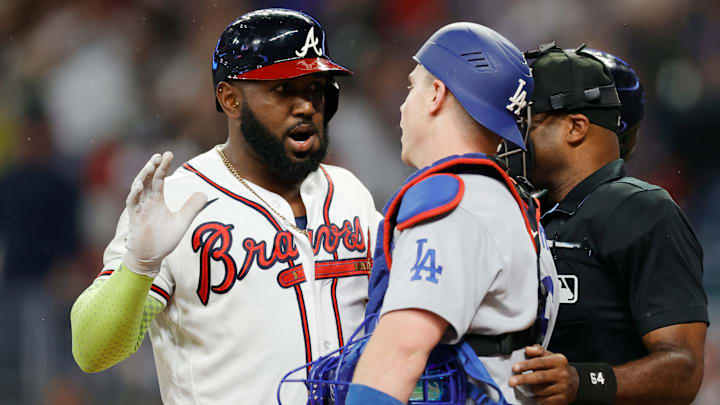 Marcell Ozuna y Will Smith casi ocasionan una tángana en el Bravos vs. Dodgers 