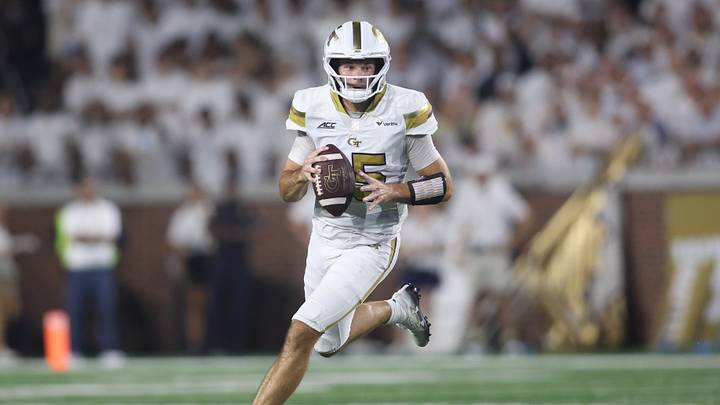Sep 3, 2026; Atlanta, Georgia, USA; Georgia Tech Yellow Jackets quarterback Alberto Mendoza (15) drops back to pass against the Colorado Buffaloes in the first half at Bobby Dodd Stadium at Hyundai Field. Mandatory Credit: Brett Davis-Imagn Images Sep 3, 2026; Atlanta, Georgia, USA; Georgia Tech Yellow Jackets quarterback Alberto Mendoza (15) drops back to pass against the Colorado Buffaloes in the first half at Bobby Dodd Stadium at Hyundai Field. Mandatory Credit: Brett Davis-Imagn Images