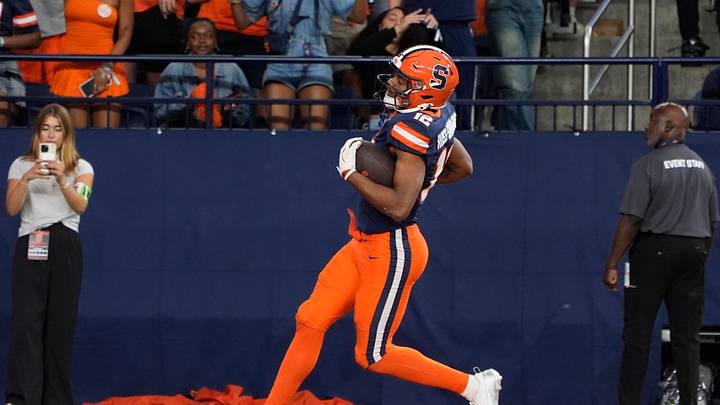 WR Justus Ross-Simmons, who is trying to play for a fifth college season, can begin practicing with Syracuse football.