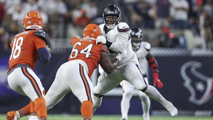 Nate Davis has been flagged twice for false starts and it's been a problem for the Bears offense in general as they are No. 2 in the league at committing this penalty. Nate Davis has been flagged twice for false starts and it's been a problem for the Bears offense in general as they are No. 2 in the league at committing this penalty.