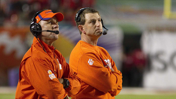 A USA Today columnist isn’t sold on Dabo Swinney’s decision to bring Chad Morris back to Clemson. A USA Today columnist isn’t sold on Dabo Swinney’s decision to bring Chad Morris back to Clemson.