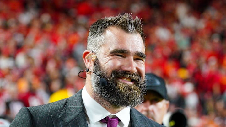 Former NFL player and ESPN commentator Jason Kelce. Former NFL player and ESPN commentator Jason Kelce.