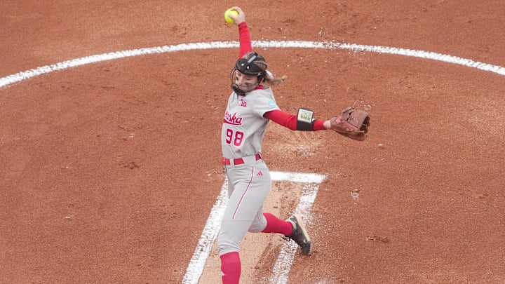 Nebraska pitcher player Jordy Bahl is hoping to get the Cornhuskers back to the WCW in 2026. Nebraska pitcher player Jordy Bahl is hoping to get the Cornhuskers back to the WCW in 2026.