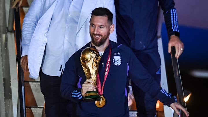 FIFA World Cup Qatar 2022 Winners Arrive to Buenos Aires